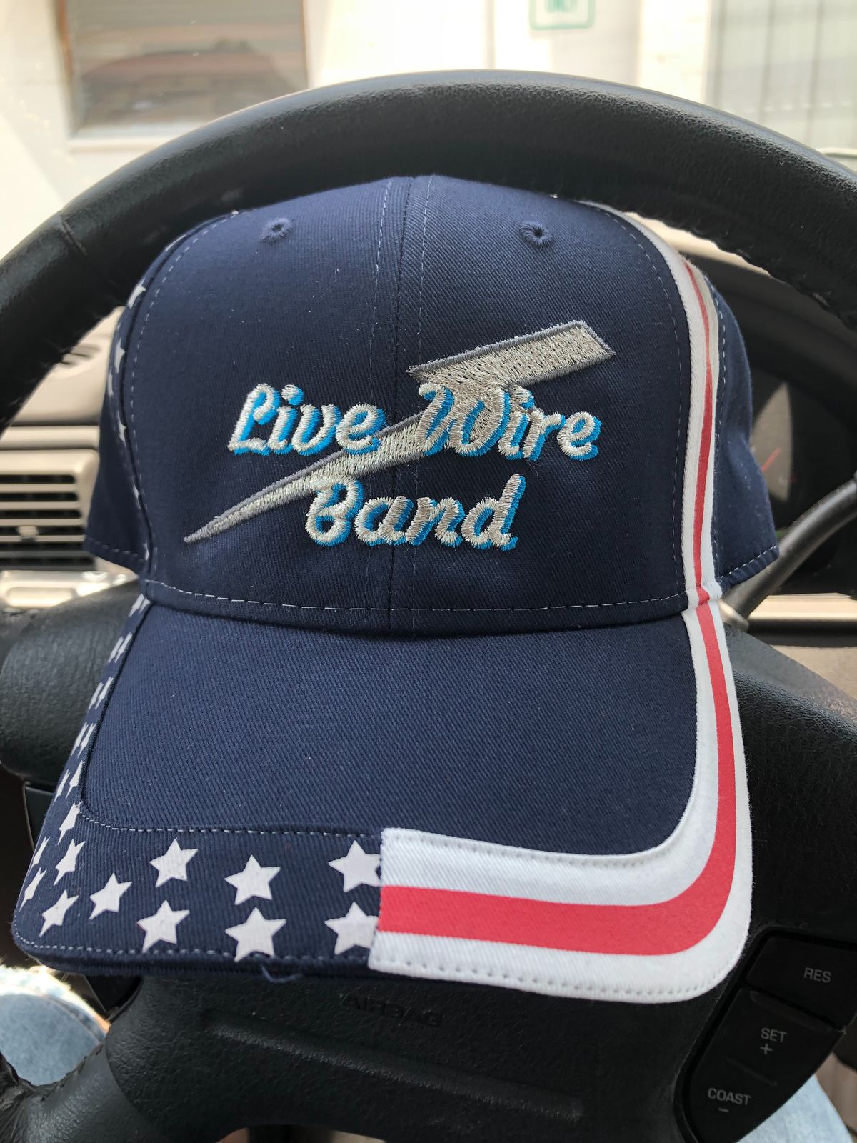 Live Wire American Stars and Stripes Hat..... our Best Seller