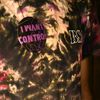 "I Want Control" pin-back button
