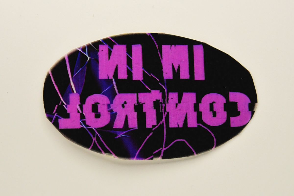 "I'm In Control" temporary tattoo