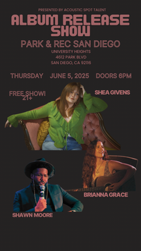 ALBUM RELEASE SHOW W/ BAND