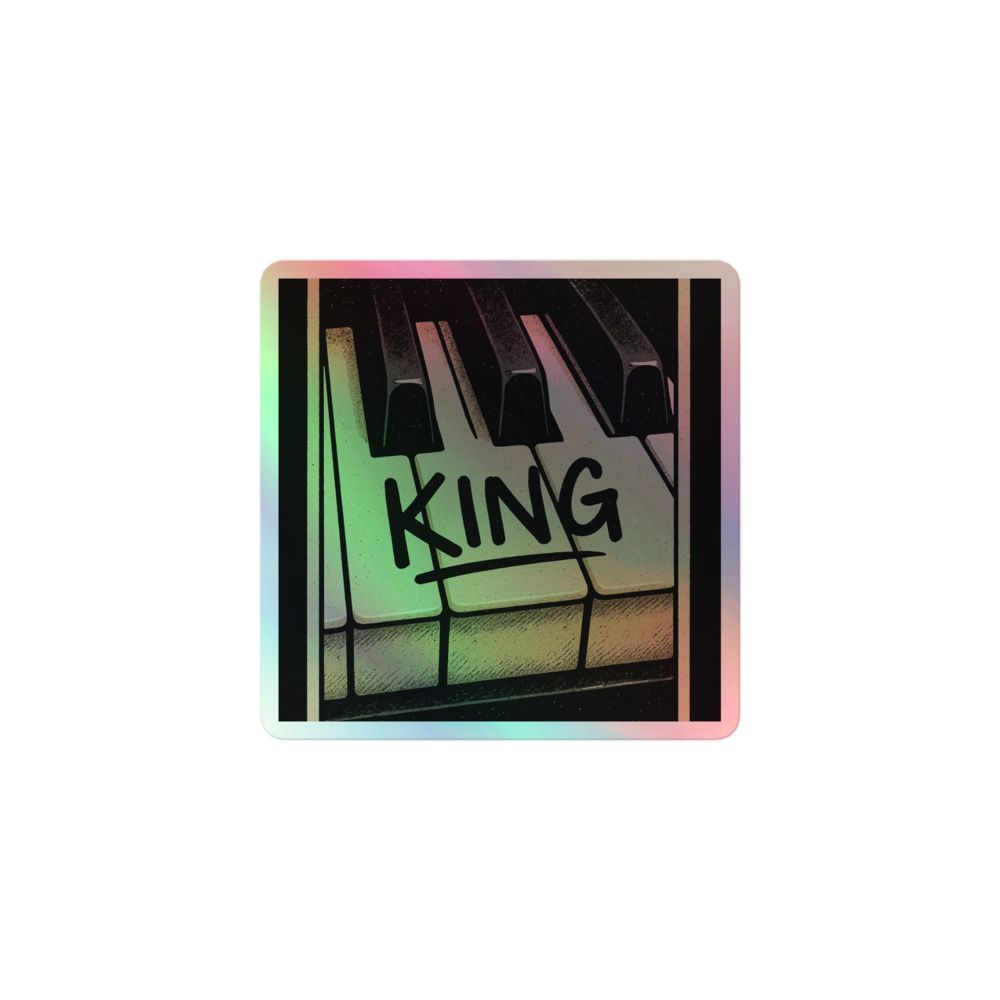 KING Holographic Sticker