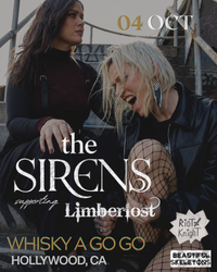 THE SIRENS with Limberlost, Riot Knight, and Beautiful Skeletons