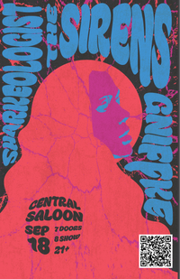 THE SIRENS with Sharkeologist and Gniffke at Central Saloon