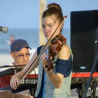  Waynard with ( Violinist ) Tamara DeMent at the BORGATA - Society Club