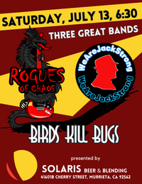 Beers and Bands - Rogues of Chaos, Birds Kill Bugs, and WeAreJackStrong