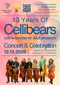 10 Years of Cellibears - Concert and Celebration 🇬🇧 🇩🇪