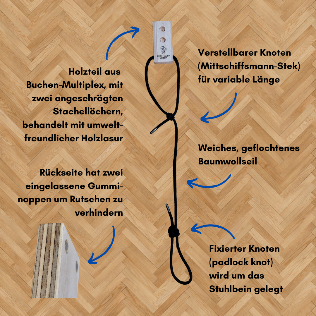 Cello-Stachelhalter