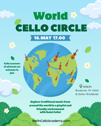 🟨​🟩​🟦 World Cello Circle with Dalai Cellai Online Ticket