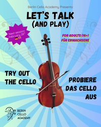 🟣 Let's Talk and Play - Try the Cello and see if it is for you!