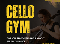 🟩​🟦⚫Cello Gym: Technique, Sound, Shifting - In-Person Ticket 🇬🇧🇩🇪
