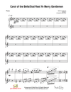 Carol of the Bells / God Rest Ye Merry Gentlemen - Piano and Orchestra, Full Score & Parts (PDF)