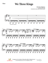 We Three Kings - Piano Accompaniment Sheet Music(PDF)