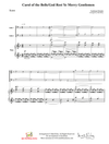 Carol of the Bells Medley - Two Cellos and Piano (PDF)