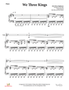 We Three Kings - Piano Accompaniment Sheet Music(PDF)
