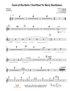 Carol of the Bells / God Rest Ye Merry Gentlemen - Piano and Orchestra, Full Score & Parts (PDF)