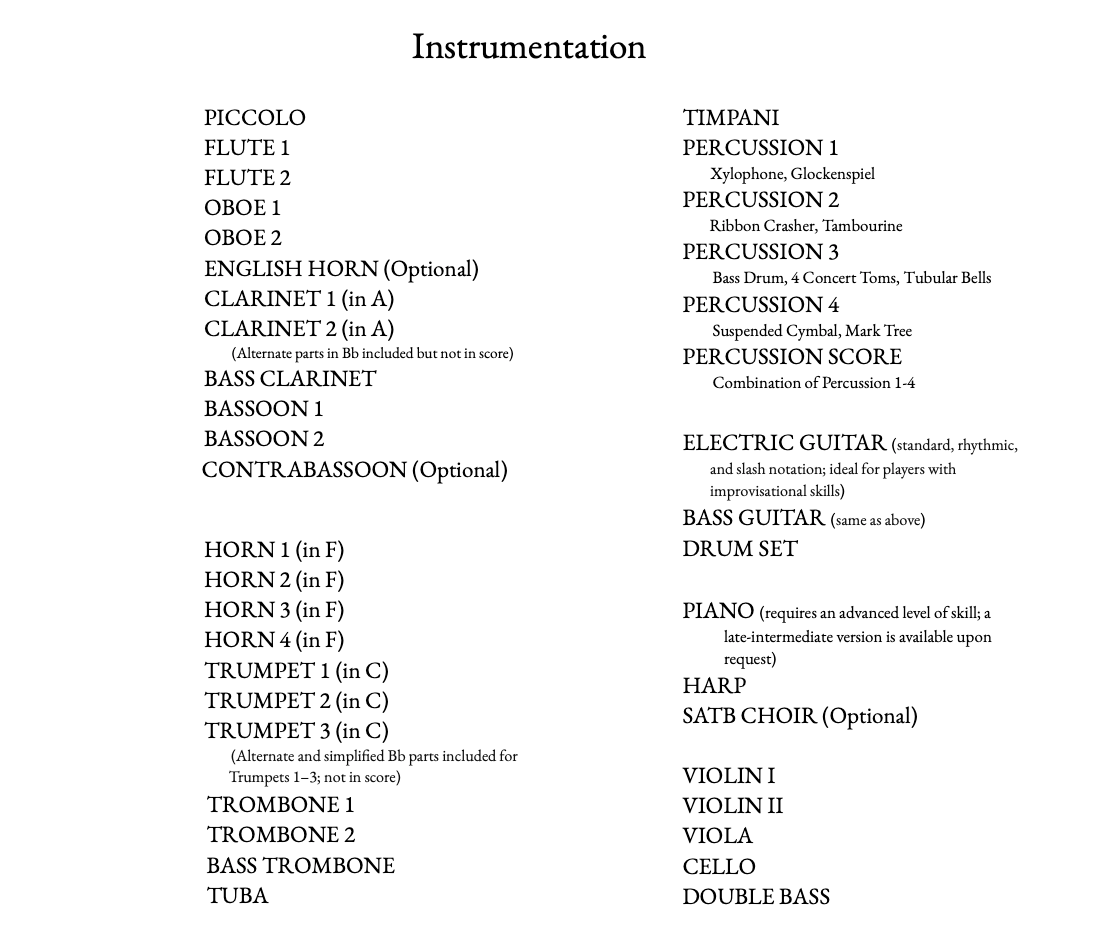 Ode To Joy - Individual Part