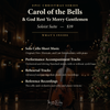 Carol of the Bells / God Rest Ye Merry Gentlemen (Cello) - Soloist Suite