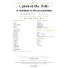 Single Digital Part: Carol of the Bells Medley (Violin Version)
