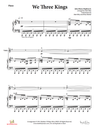 We Three Kings - Piano Accompaniment Sheet Music(PDF)