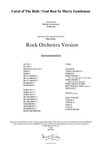 Carol of the Bells / God Rest Ye Merry Gentlemen - Violin and Orchestra, Full Score & Parts (PDF)
