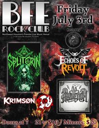Split Grin, Echoes of Revolt, Krimson, Alumenum
