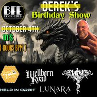 Derek Norman's Birthday Bash w/ Wellborn Road, Submit Thy Will, Lunara, Held In Orbit, Heavy Honeys