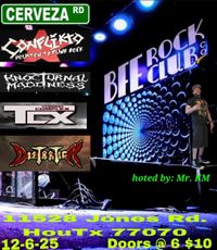 Cerveza Rd, Confliktd, Knocturnal Maddness, Torrid Complex, Distartica