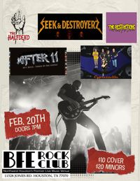 Cypressville, Seek & Destroyerz, The Restrictions, After 11, Half Dead