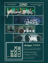 Kerosene Shores, Livin Dark Daze, Opāke, Mizaki