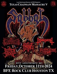 Texas Chainsaw Massacre V featuring: Sabbat (Exclusive Texas Date / 40 Year Anniversary)