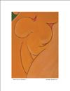 LADY TORSO | Image  4.75”x6.75”/ White frame 8.75”x 10.75”