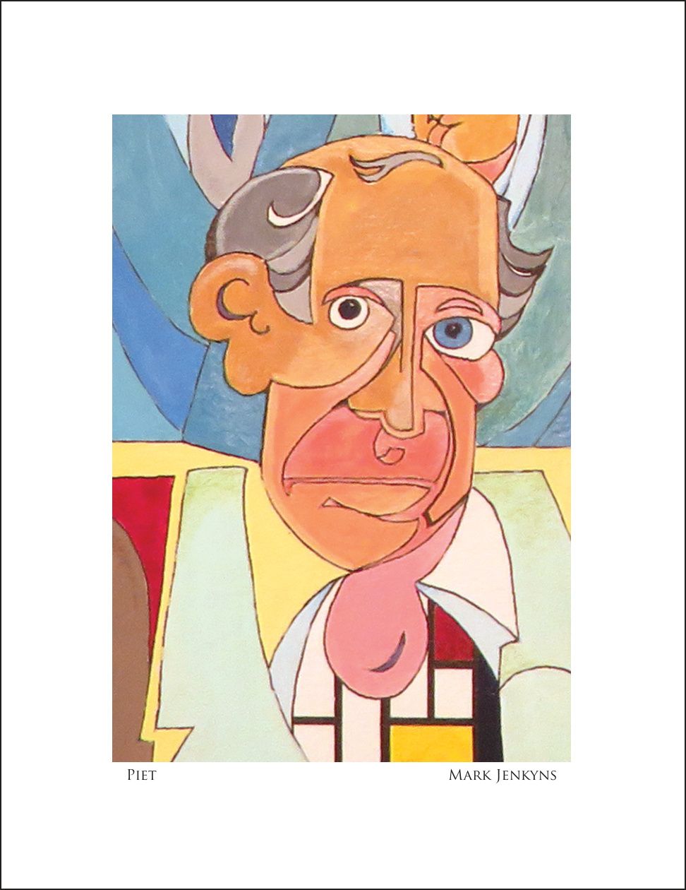 Piet | Image 4.75”x6.75”/ White frame 8.75”x 10.75”