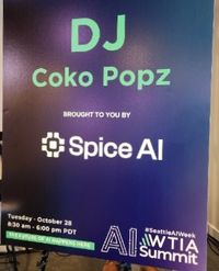 ✨ DJ Coko Popz x SEATTLE CREATES at WTIA AI Summit ✨