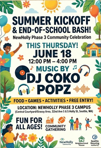 Seattle Housing Authority: Summer Kick Off & End of School Year Bash! 