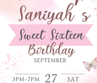 Saniyah's Sweet 16