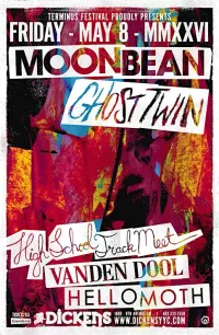 Terminus Fest Presents: Moonbean, Ghost Twin, High School Track Meet, Vanden Dool, Hello Moth