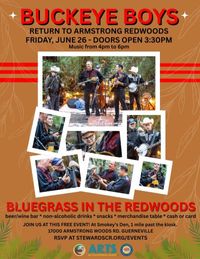 Buckeye Boys - Bluegrass in the Redwoods - Music Series: Stewards of the Coast and Redwoods