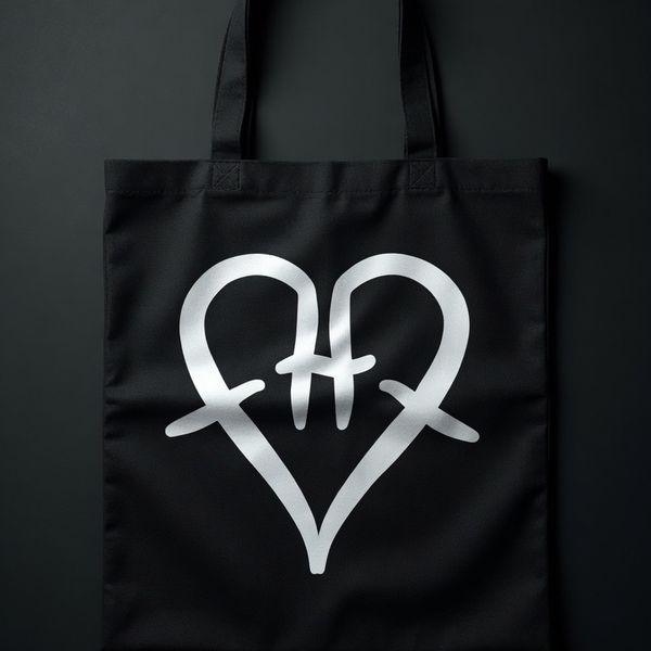 Heart Logo Tote Bag