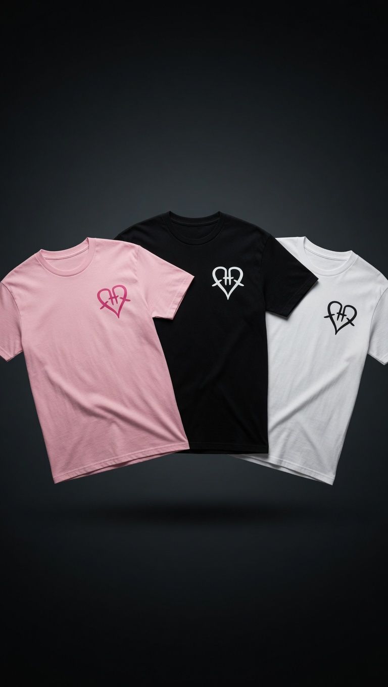 Small Heart Logo T shirt
