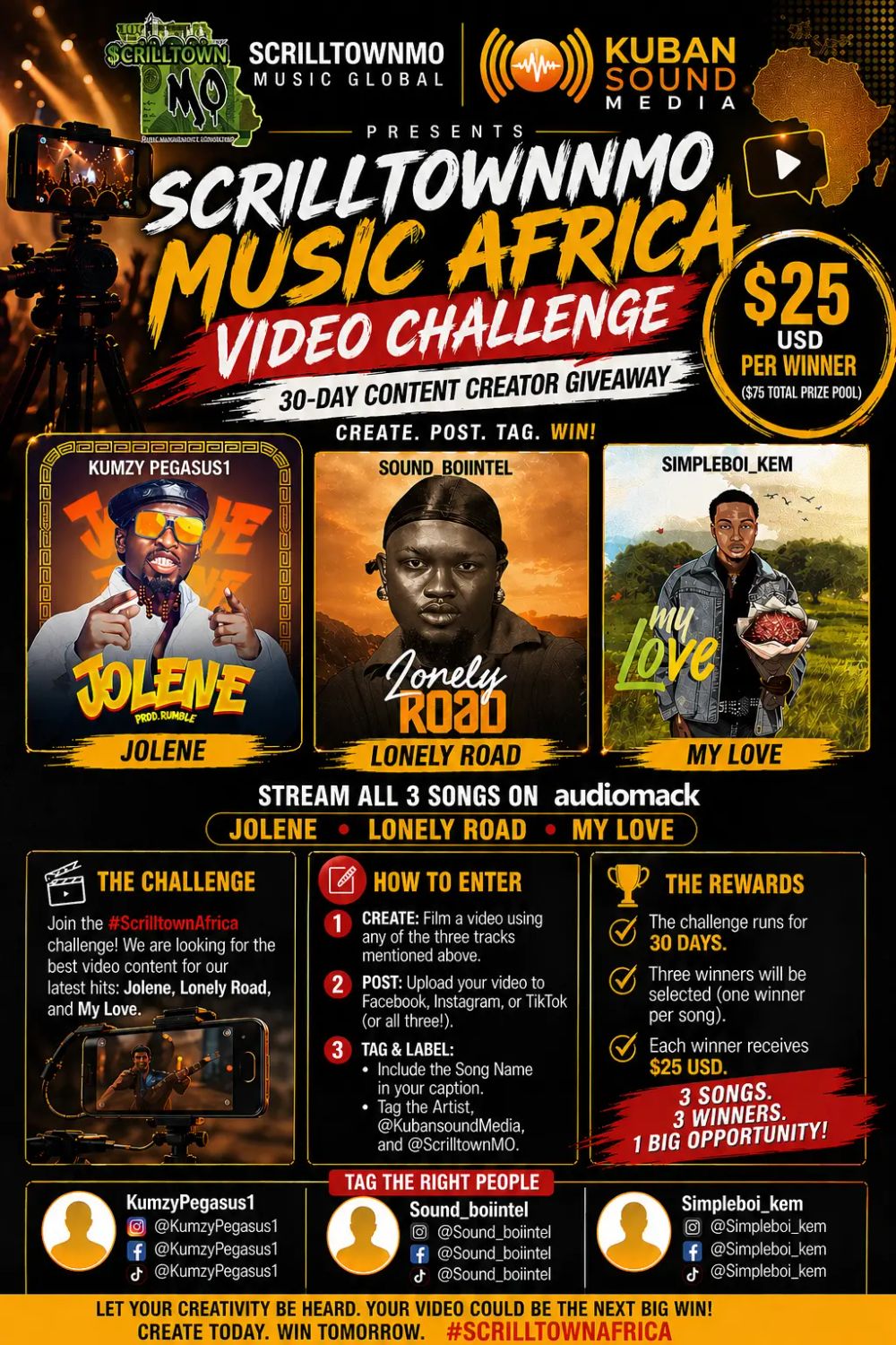 Giveaway, Challenge, Contents, Dollar