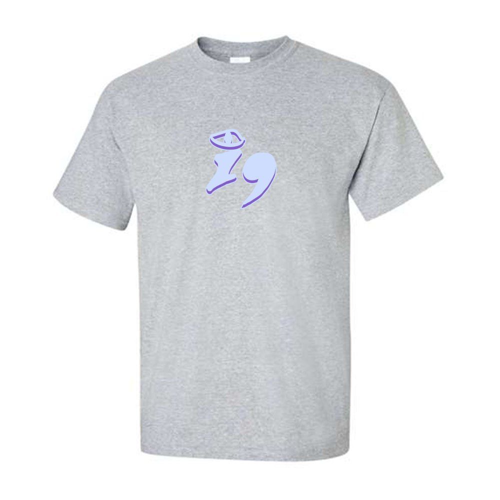 t-shirt - big ig - grey/periwinkle