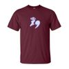 t-shirt - big ig - maroon/periwinkle