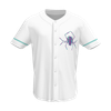 baseball jersey - signature - white