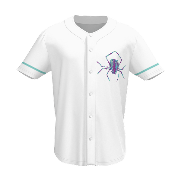 baseball jersey - signature - white