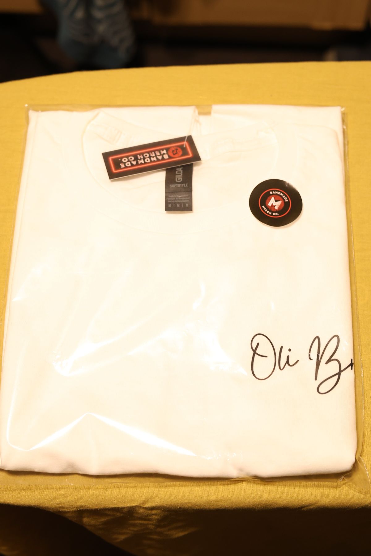 Oli Bruce Branded T-Shirt White
