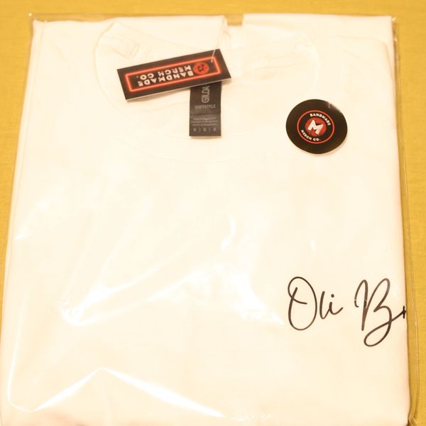 Oli Bruce Branded T-Shirt White