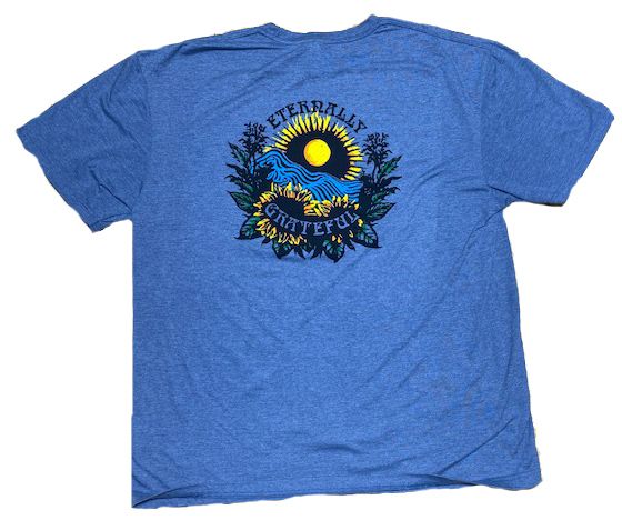 EG Logo T-shirt-Heather Indigo 