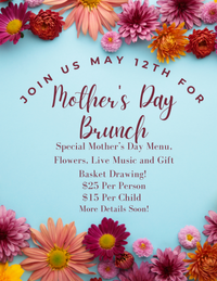 Mother’s Day Brunch live music by Elyse Miller