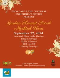 Garden Harvest Social Mocktail Hour
