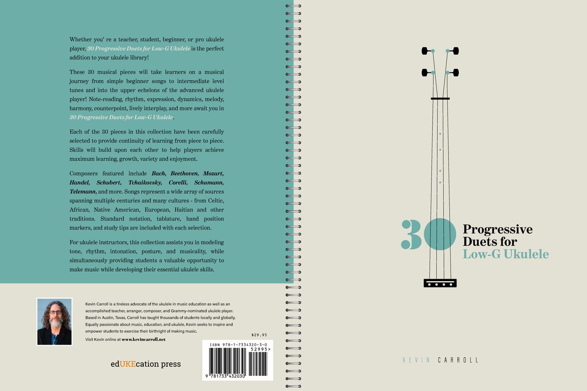 30 Progressive Duets for Low-G Ukulele Physical Book
